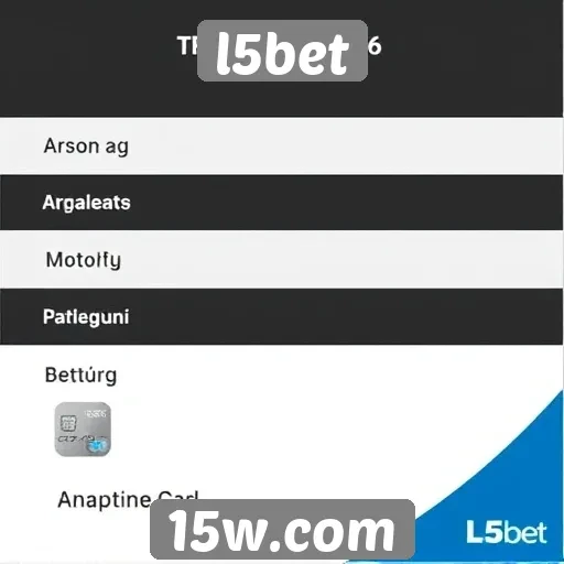 Métodos de pagamento disponíveis no l5bet